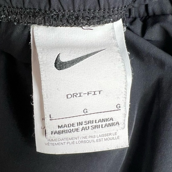 NIKE DRI-FIT Black Pull on Flex Bliss Lux Slim Fit Training Pants Women's Large - Picture 4 of 9